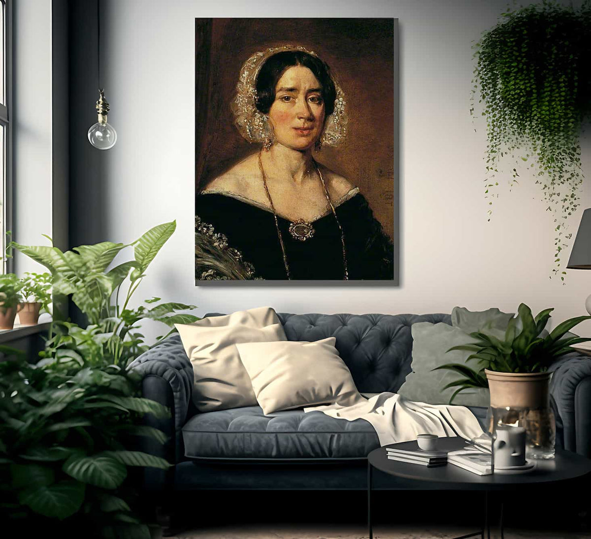 Portrait Of An Unknown Woman By William Etty Fine Art Print