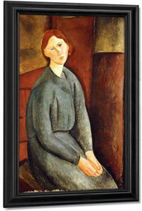 Portrait Of Annie Bjarne By Amedeo Modigliani Fine Art Print