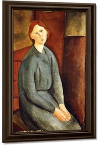 Portrait Of Annie Bjarne By Amedeo Modigliani Fine Art Print