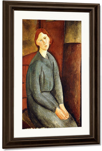 Portrait Of Annie Bjarne By Amedeo Modigliani Fine Art Print