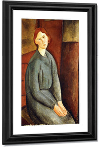 Portrait Of Annie Bjarne By Amedeo Modigliani Fine Art Print