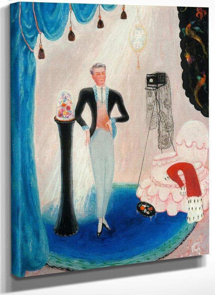 Portrait Of Baron De Meyer By Florine Stettheimer Fine Art Print