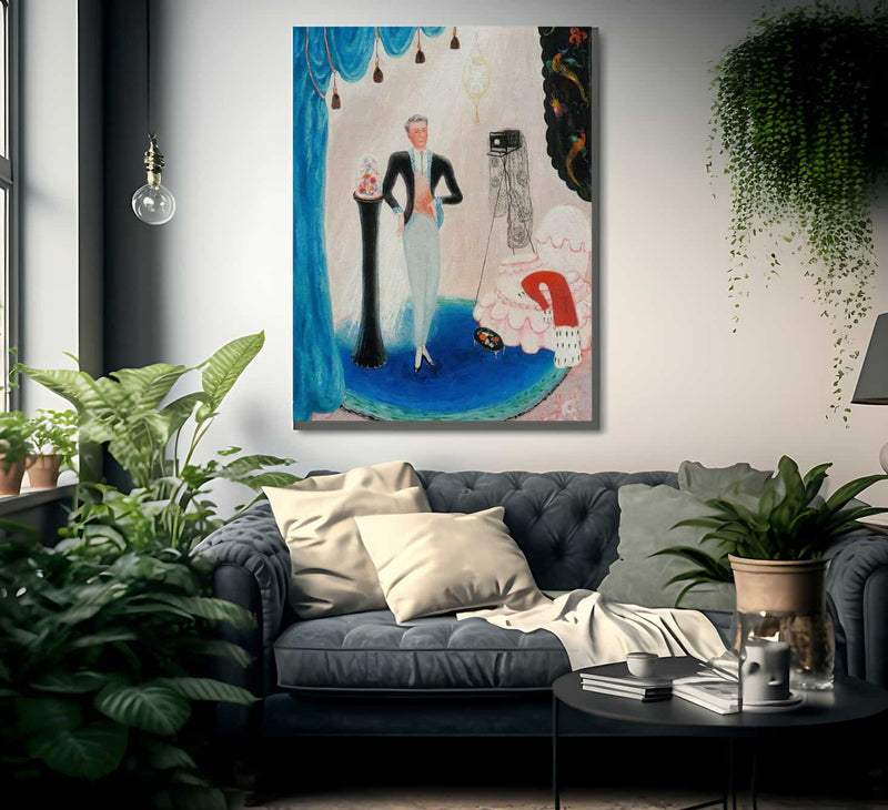 Portrait Of Baron De Meyer By Florine Stettheimer Fine Art Print