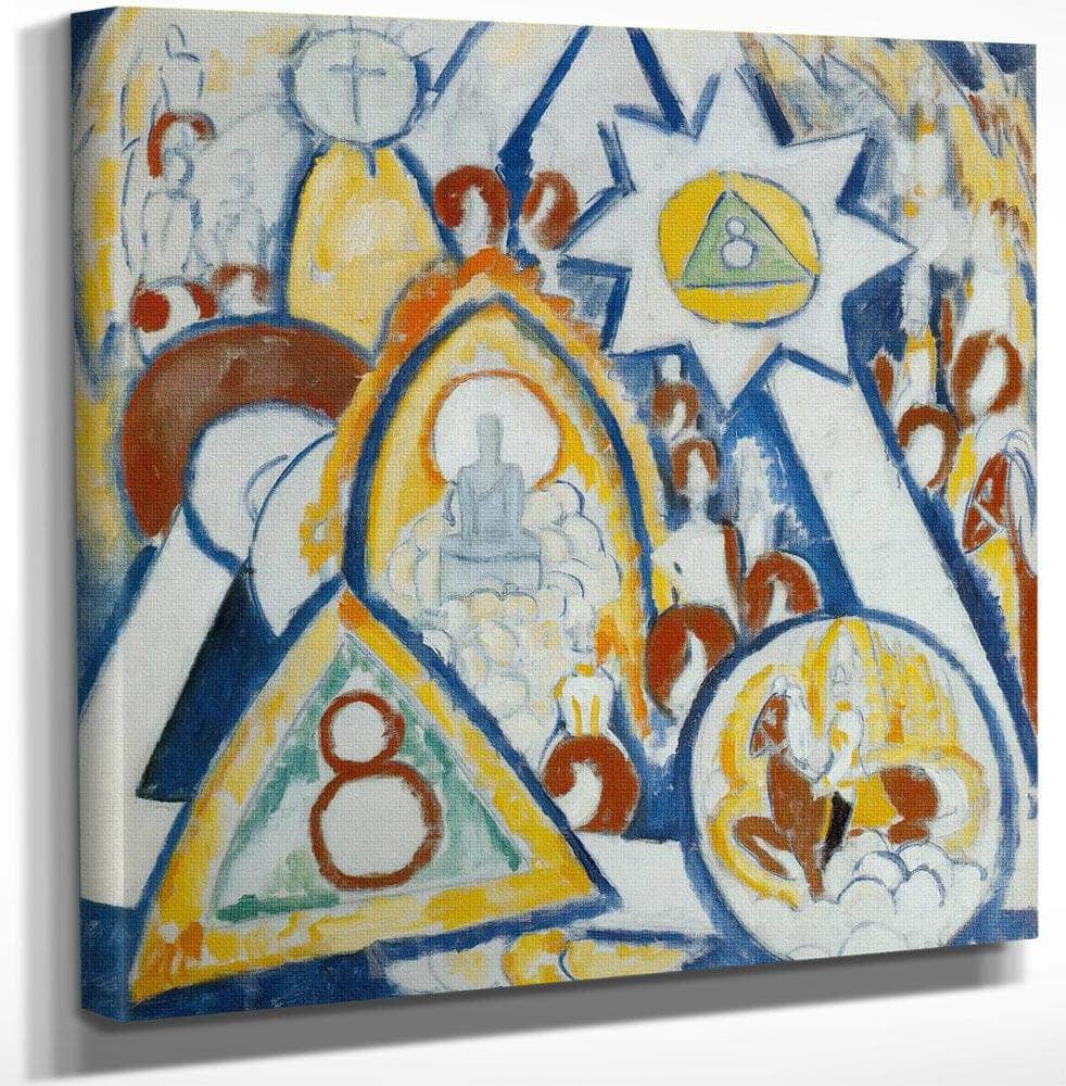 Portrait Of Berlin By Marsden Hartley Fine Art Print