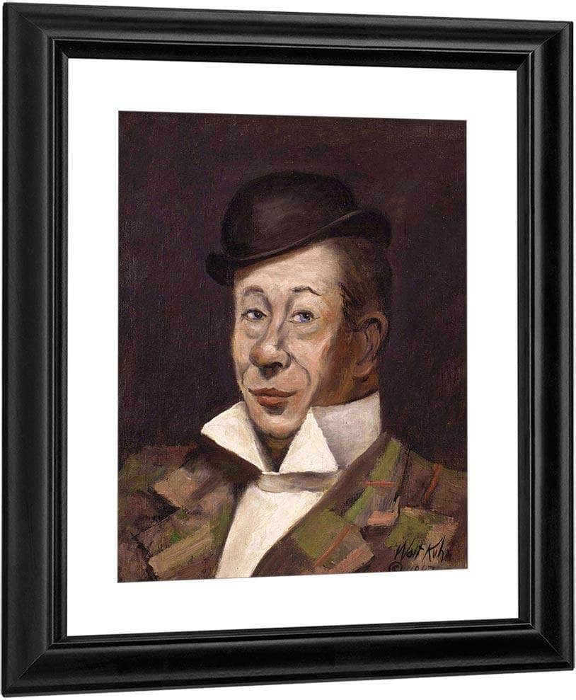 Portrait Of Bert Lahr By Walt Kuhn Fine Art Print