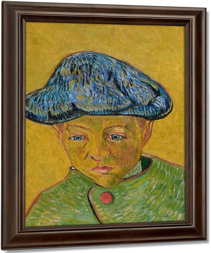 Portrait Of Camille Roulin By Vincent Van Gogh Fine Art Print