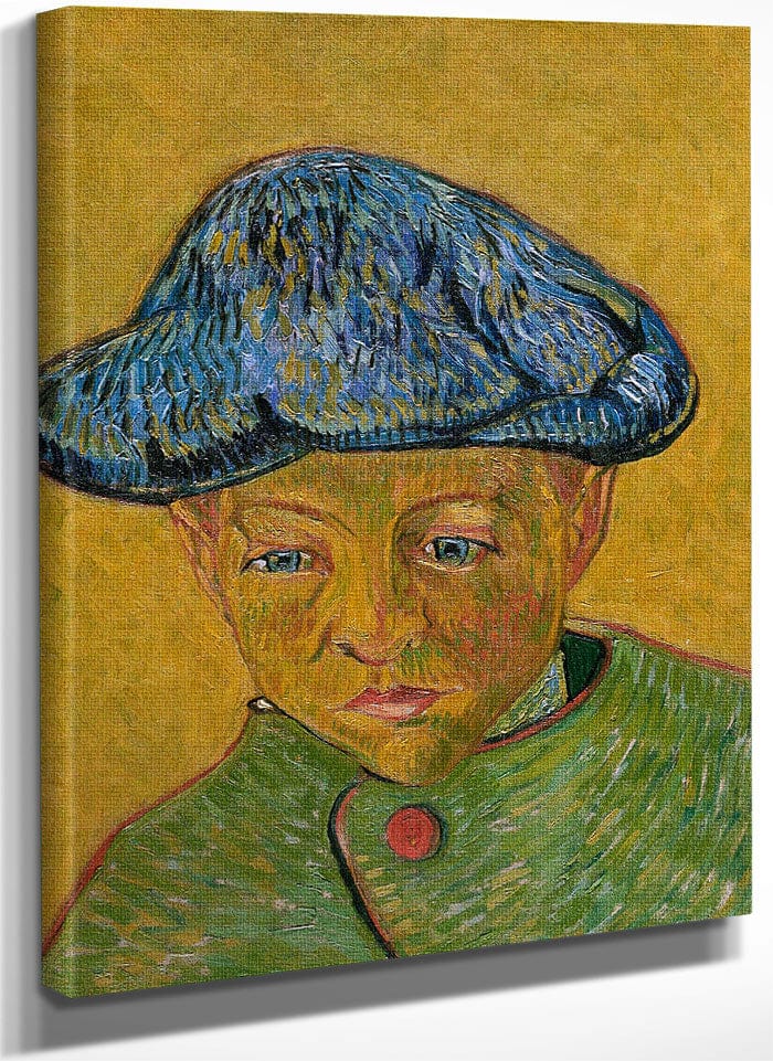 Portrait Of Camille Roulin By Vincent Van Gogh Fine Art Print