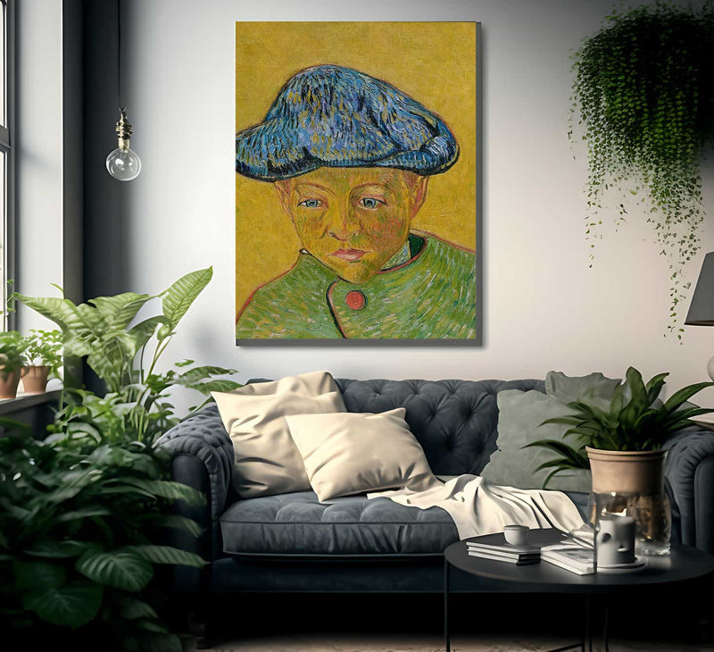Portrait Of Camille Roulin By Vincent Van Gogh Fine Art Print