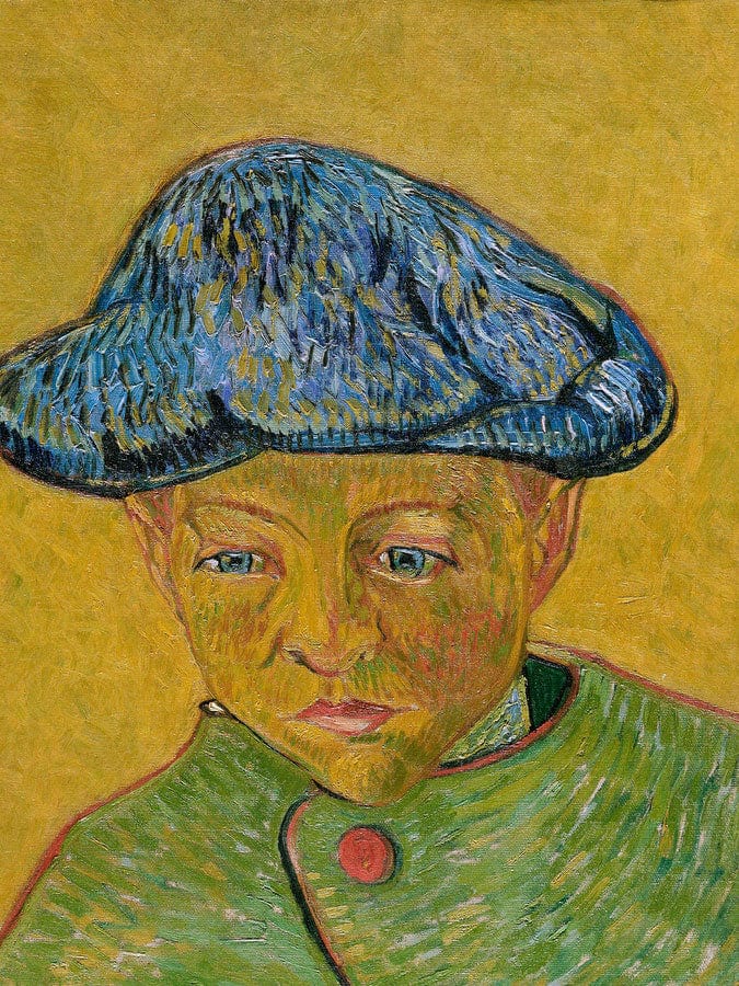 Portrait Of Camille Roulin By Vincent Van Gogh Fine Art Print