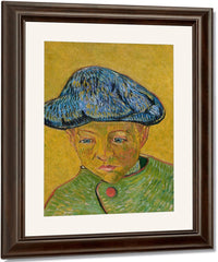Portrait Of Camille Roulin By Vincent Van Gogh Fine Art Print