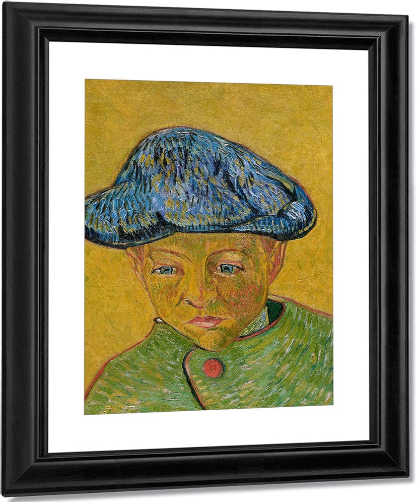 Portrait Of Camille Roulin By Vincent Van Gogh Fine Art Print
