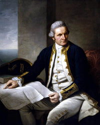 Portrait Of Captain James Cook Painting Nathaniel Dance Canvas Art Fine Art Print