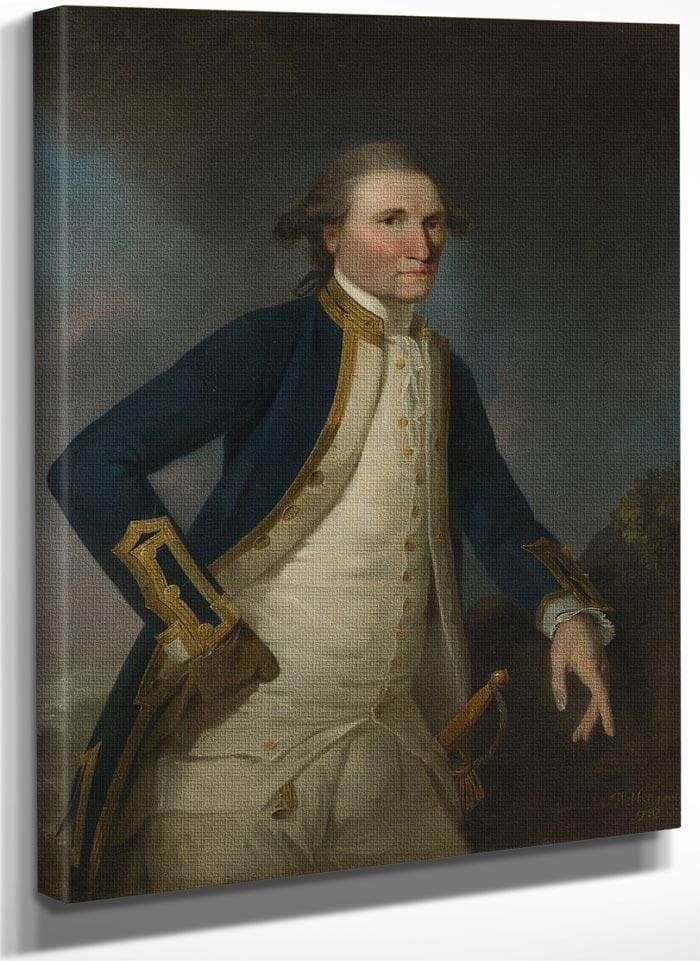 Portrait Of Captain James Cook Rn By John Webber Fine Art Print