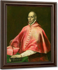 Portrait Of Cardinal Juan De Tavera (Oil On Canvas) By El Greco Fine Art Print