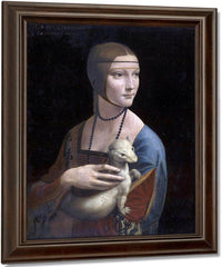 Portrait Of Cecilia Gallerani (Lady With The Ermine) By Leonardo Da Vinci Fine Art Print