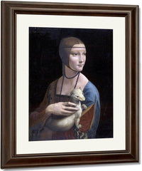 Portrait Of Cecilia Gallerani (Lady With The Ermine) By Leonardo Da Vinci Fine Art Print