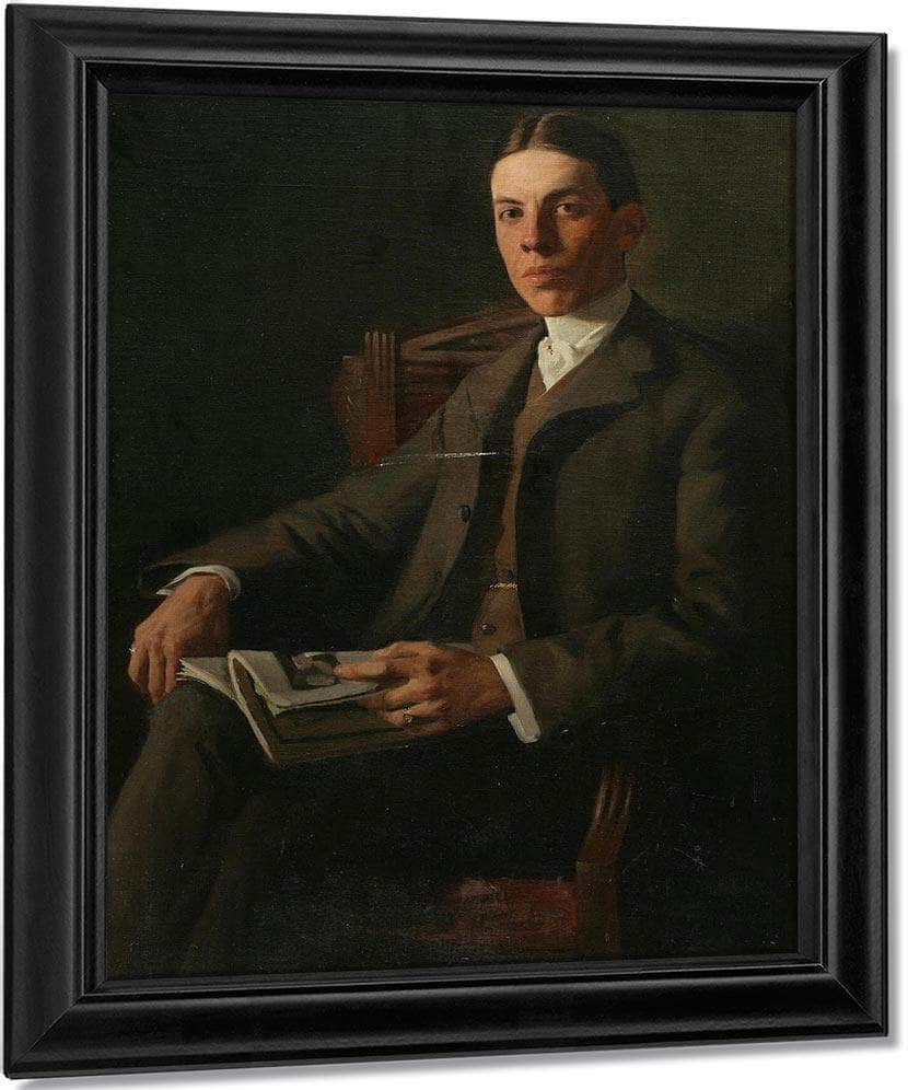 Portrait Of Charles Biggers By Richard Edward Miller Fine Art Print