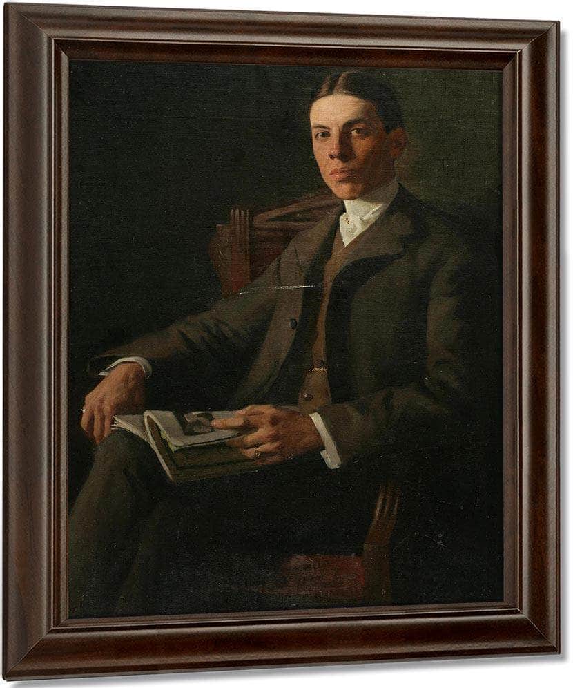 Portrait Of Charles Biggers By Richard Edward Miller Fine Art Print