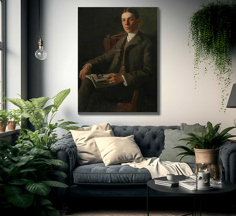 Portrait Of Charles Biggers By Richard Edward Miller Fine Art Print