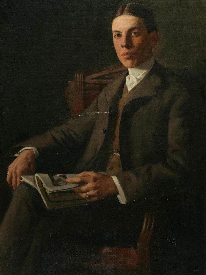 Portrait Of Charles Biggers By Richard Edward Miller Fine Art Print