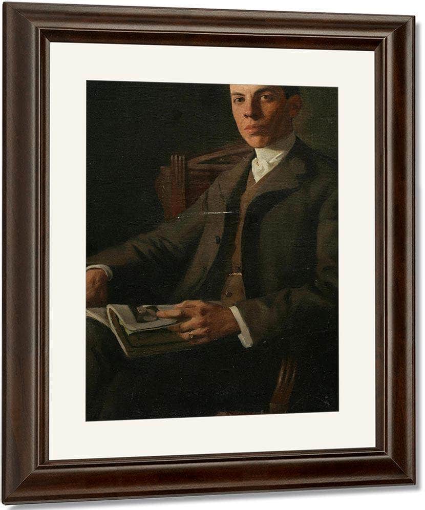 Portrait Of Charles Biggers By Richard Edward Miller Fine Art Print