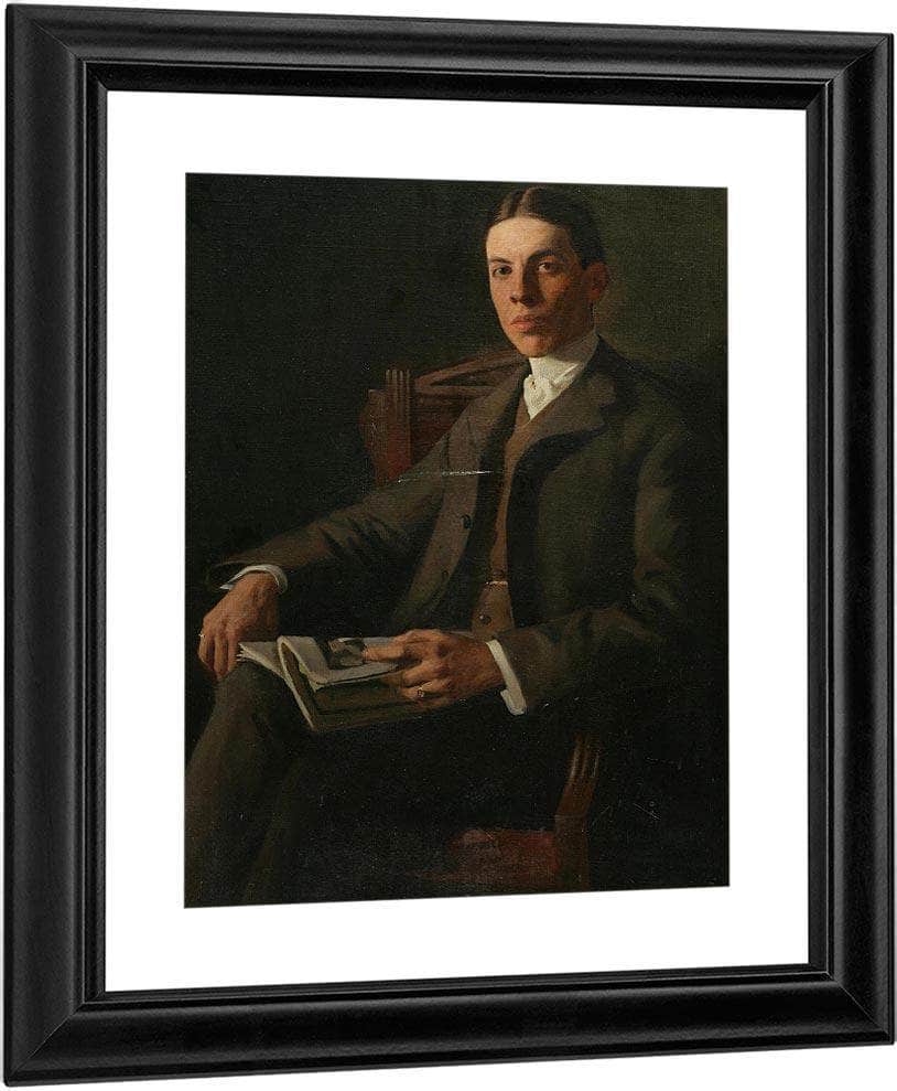 Portrait Of Charles Biggers By Richard Edward Miller Fine Art Print