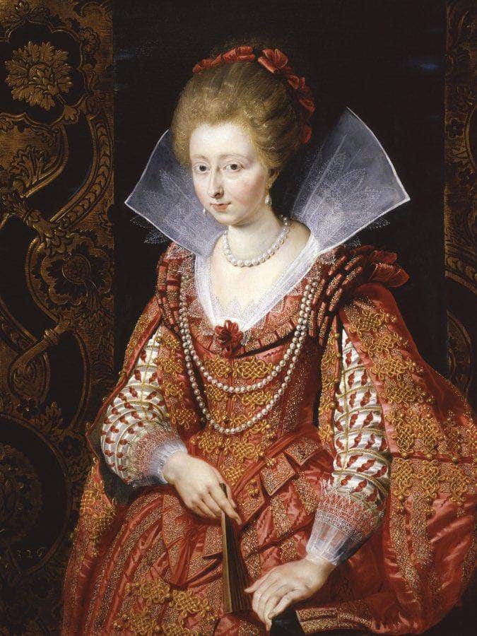 Portrait Of Charlotte Marguerite De Montmorency Princess Of Conde By Peter Paul Rubens Fine Art Print