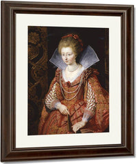 Portrait Of Charlotte Marguerite De Montmorency Princess Of Conde By Peter Paul Rubens Fine Art Print