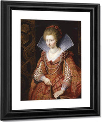Portrait Of Charlotte Marguerite De Montmorency Princess Of Conde By Peter Paul Rubens Fine Art Print