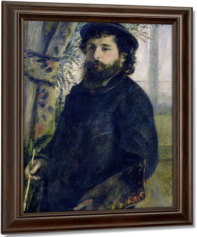 Portrait Of Claude Monet (1840 1926) By Pierre Auguste Renoir Fine Art Print