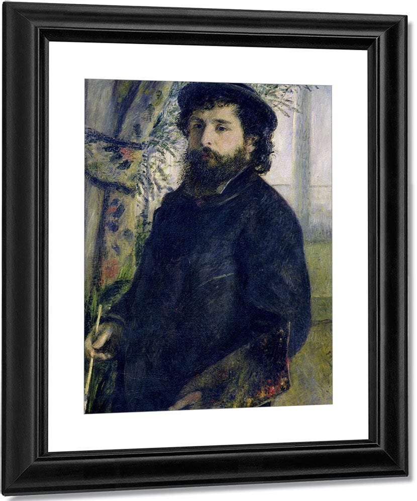 Portrait Of Claude Monet (1840 1926) By Pierre Auguste Renoir Fine Art Print