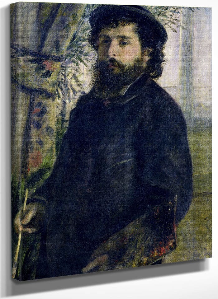 Portrait Of Claude Monet (1840 1926) By Pierre Auguste Renoir Fine Art Print