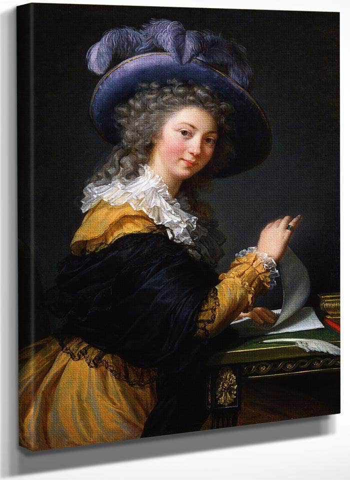Portrait Of Comtesse De Ceres 1784 By Elisabeth Vigee Le Brun Fine Art Print