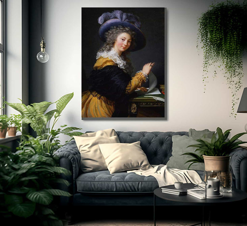 Portrait Of Comtesse De Ceres 1784 By Elisabeth Vigee Le Brun Fine Art Print