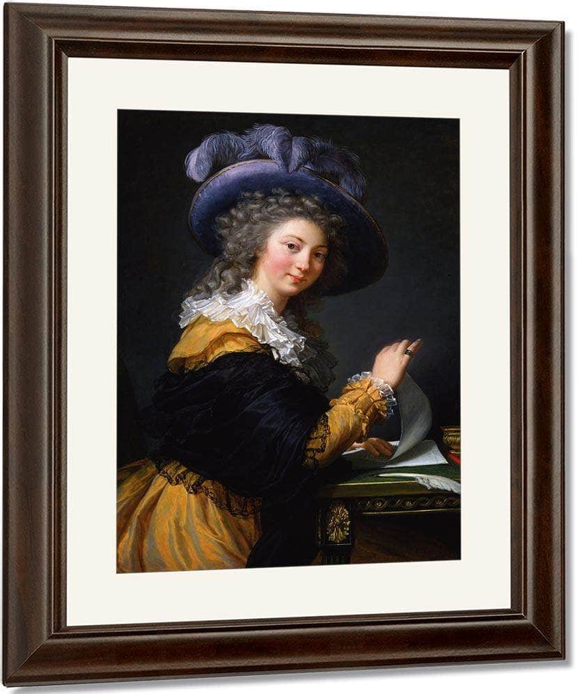 Portrait Of Comtesse De Ceres 1784 By Elisabeth Vigee Le Brun Fine Art Print