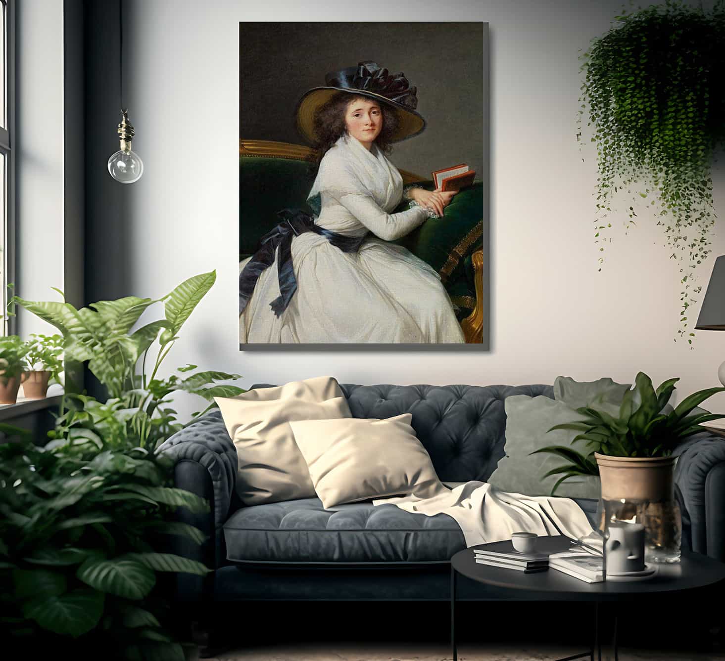Portrait Of Comtesse De La Chatre 1789 By Elisabeth Vigee Le Brun Fine Art Print