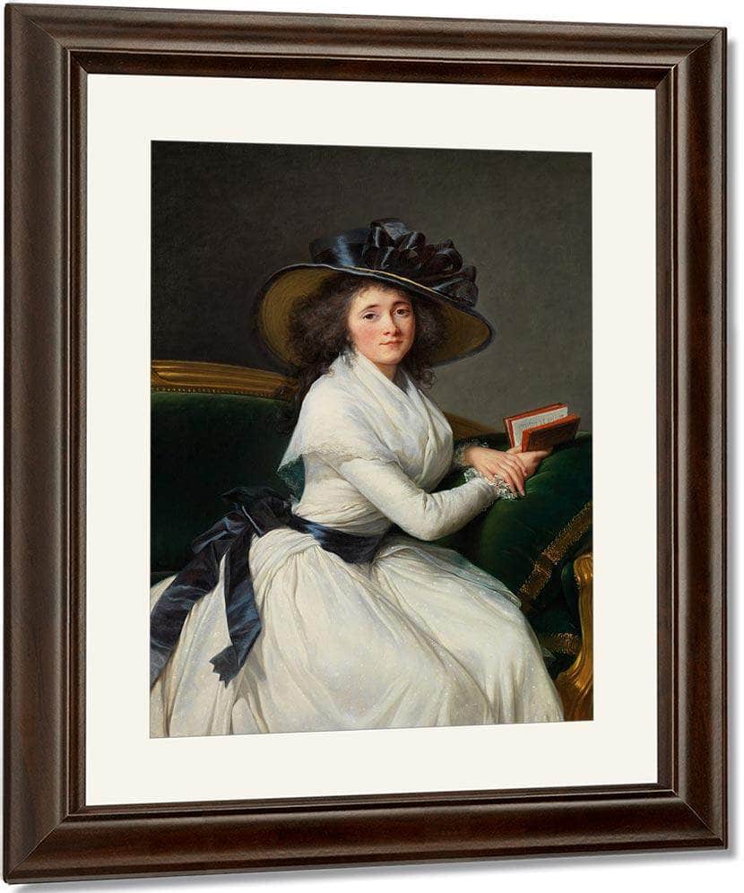Portrait Of Comtesse De La Chatre 1789 By Elisabeth Vigee Le Brun Fine Art Print