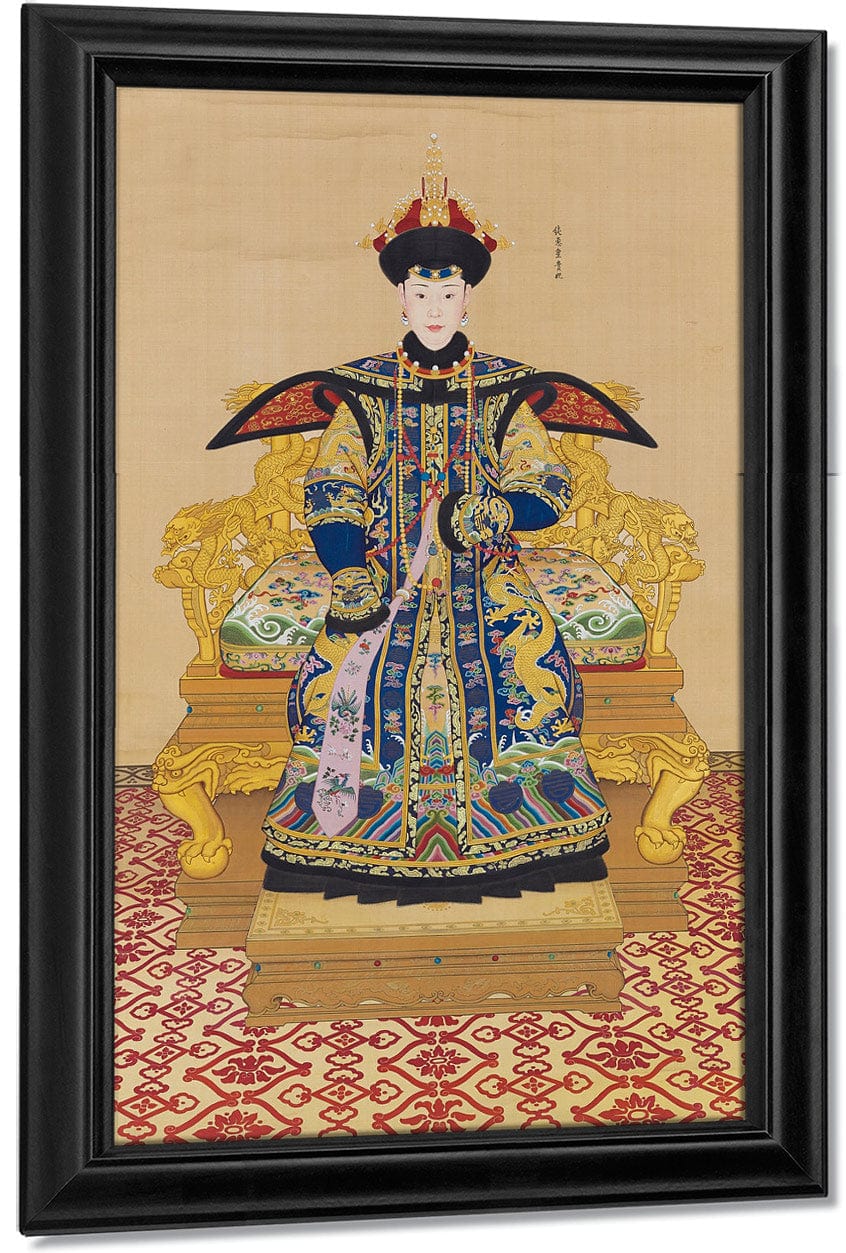 Portrait Of Consort Chunhui 1760 By Giuseppe Castiglione Fine Art Print