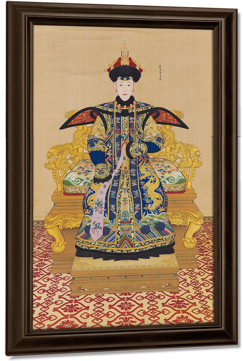 Portrait Of Consort Chunhui 1760 By Giuseppe Castiglione Fine Art Print