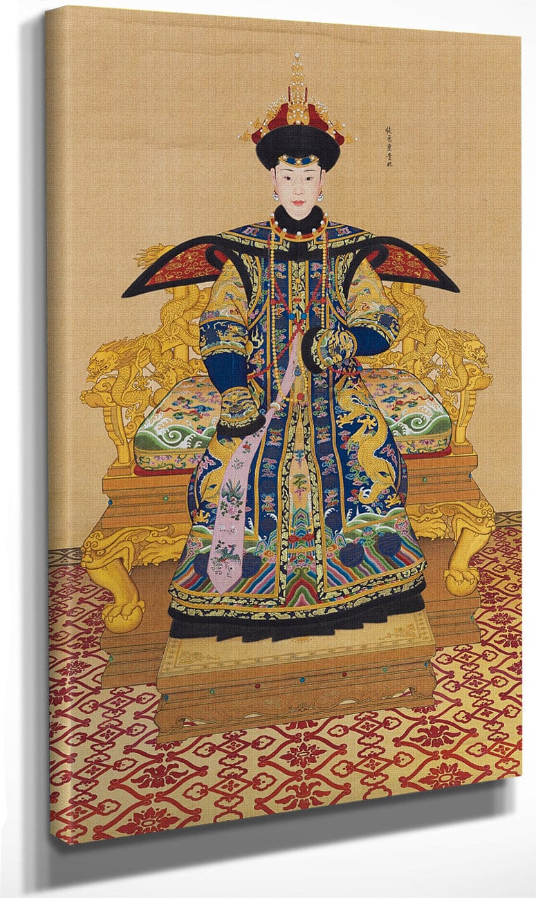 Portrait Of Consort Chunhui 1760 By Giuseppe Castiglione Fine Art Print