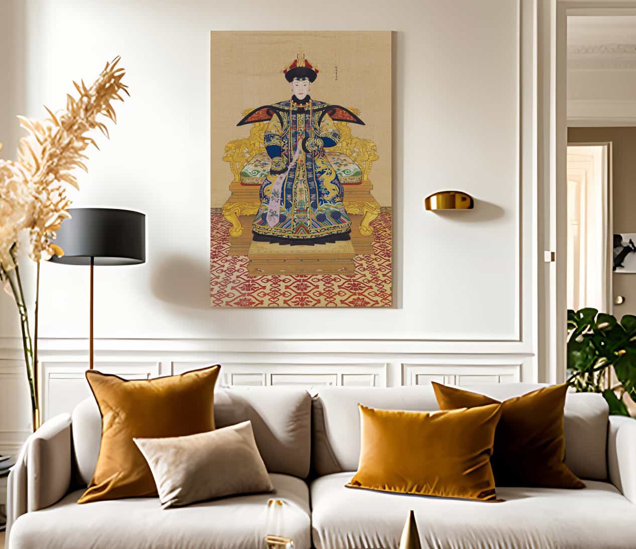 Portrait Of Consort Chunhui 1760 By Giuseppe Castiglione Fine Art Print