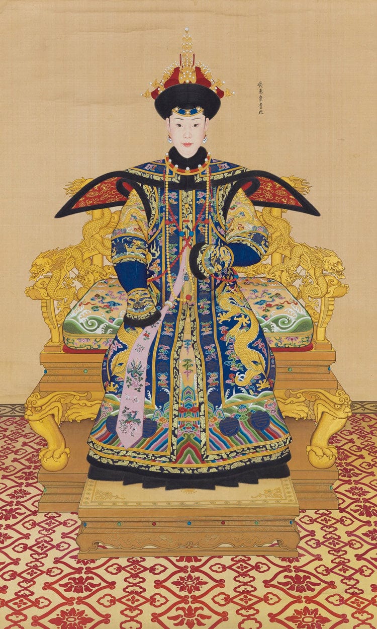 Portrait Of Consort Chunhui 1760 By Giuseppe Castiglione Fine Art Print