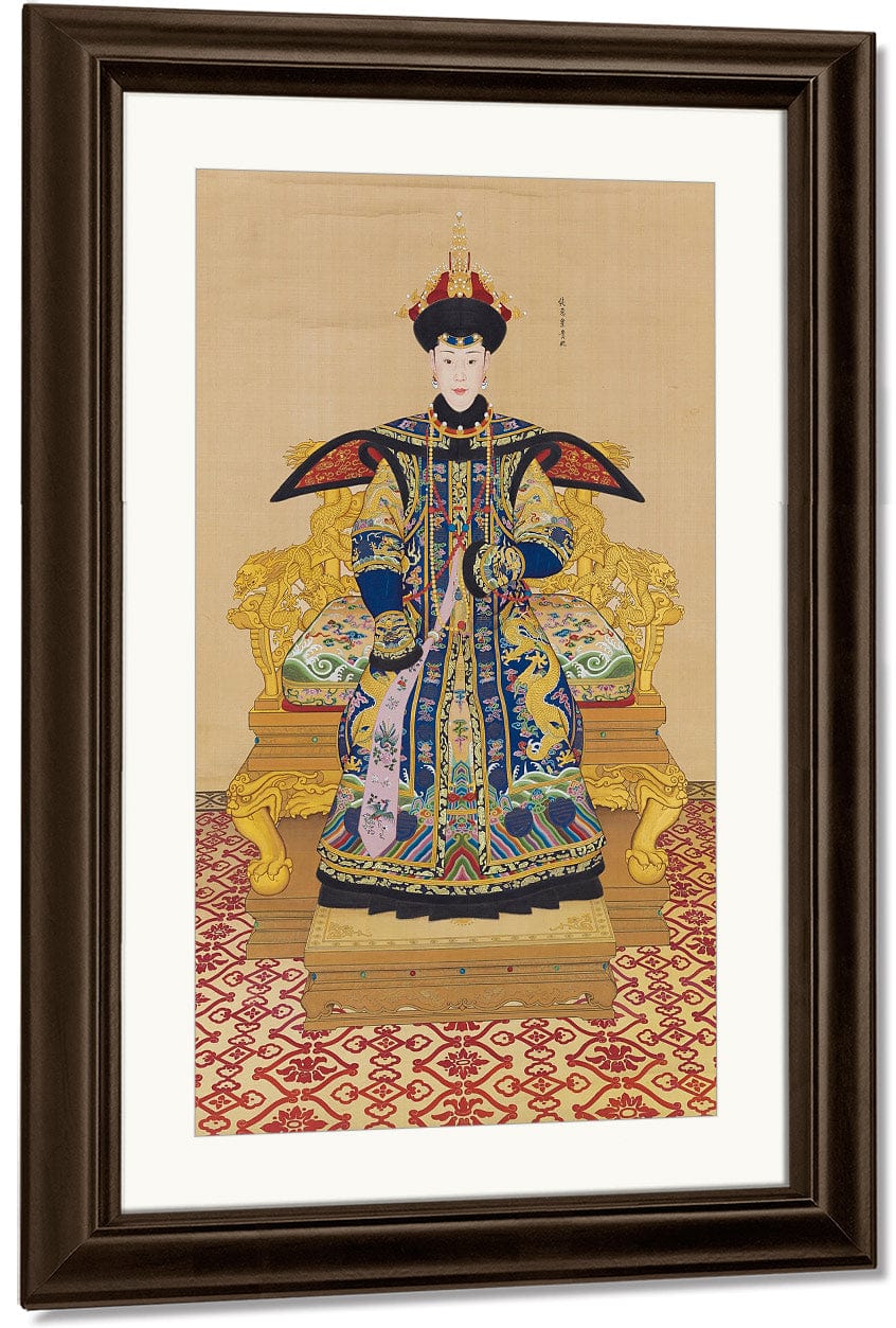 Portrait Of Consort Chunhui 1760 By Giuseppe Castiglione Fine Art Print