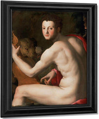 Portrait Of Cosimo I De Medici As Orpheus 1537 1539 Mannerism 93 7X76 4Cm Philidelphia Museum Of Art By Agnolo Bronzino Fine Art Print