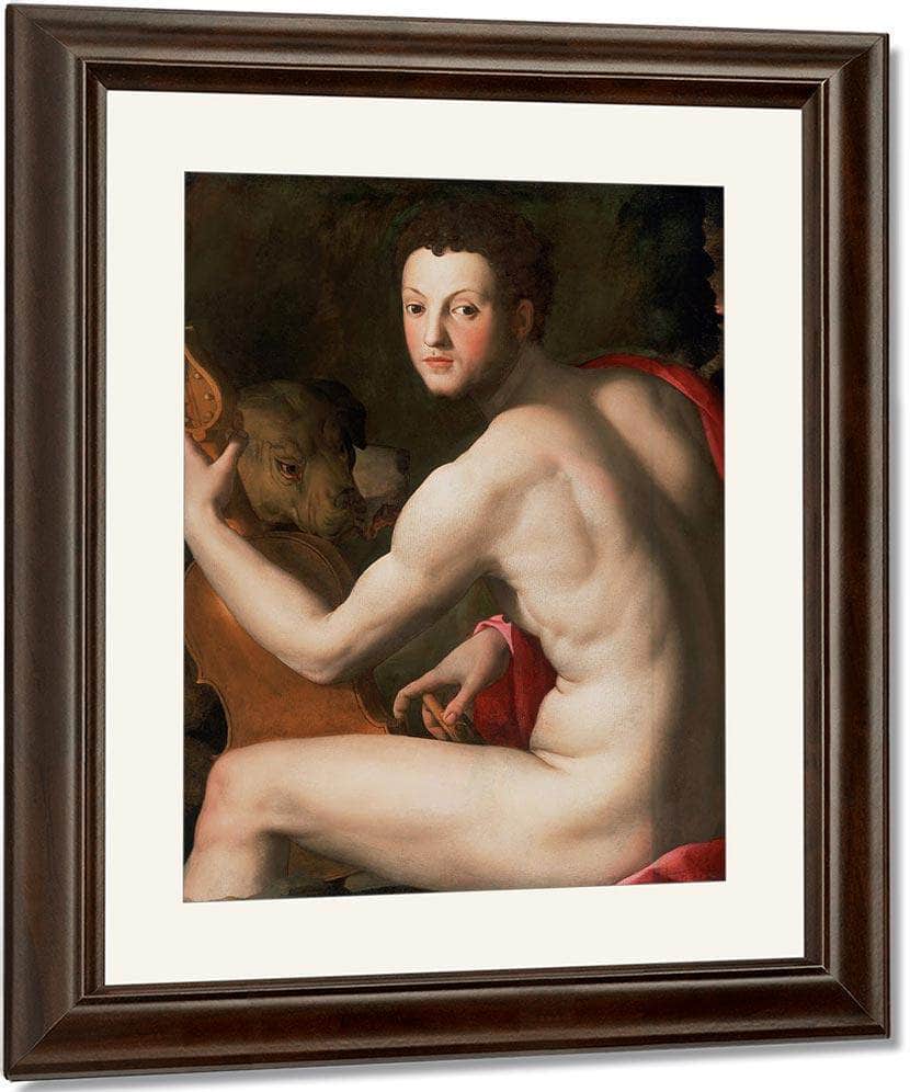 Portrait Of Cosimo I De Medici As Orpheus 1537 1539 Mannerism 93 7X76 4Cm Philidelphia Museum Of Art By Agnolo Bronzino Fine Art Print