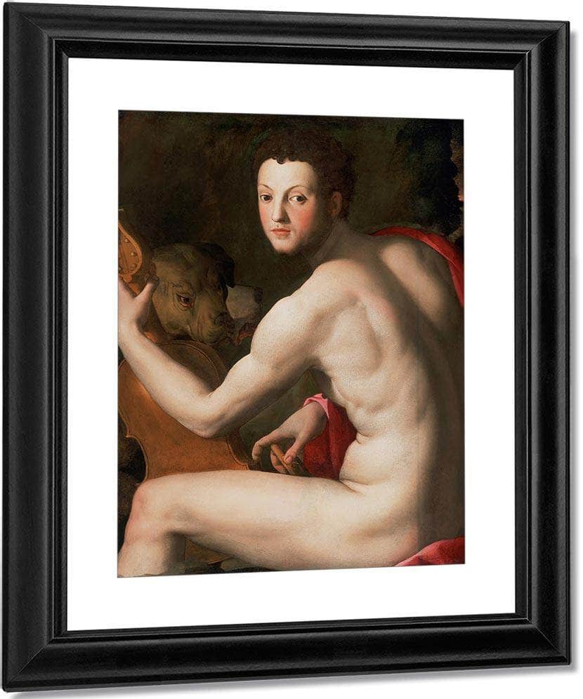 Portrait Of Cosimo I De Medici As Orpheus 1537 1539 Mannerism 93 7X76 4Cm Philidelphia Museum Of Art By Agnolo Bronzino Fine Art Print