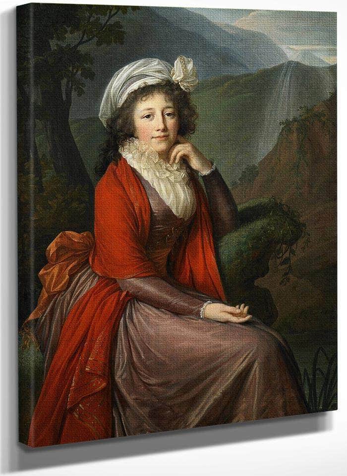 Portrait Of Countess Maria Theresia Bucquoi Nee Parr 1793 By Elisabeth Vigee Le Brun Fine Art Print