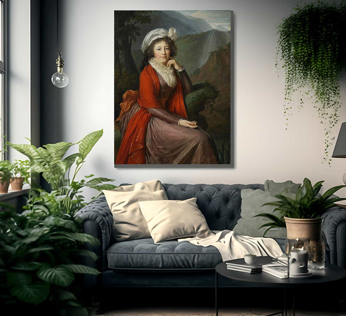 Portrait Of Countess Maria Theresia Bucquoi Nee Parr 1793 By Elisabeth Vigee Le Brun Fine Art Print