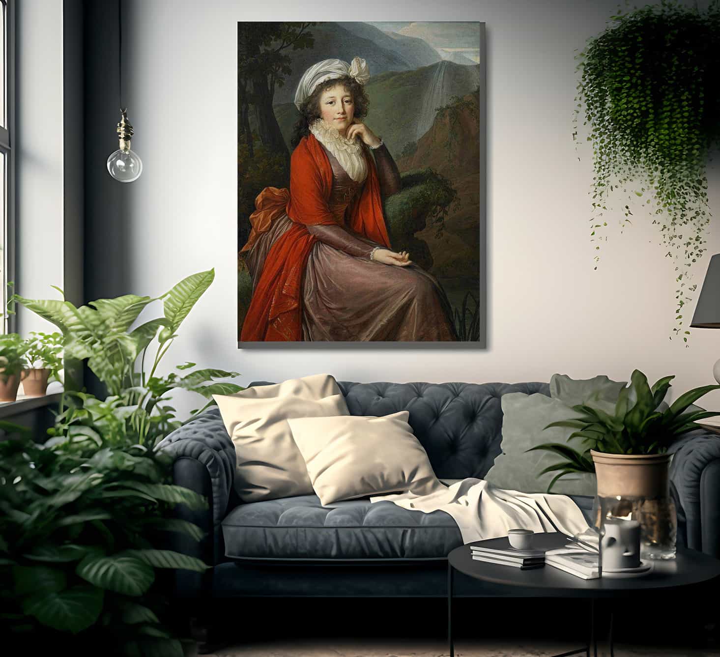 Portrait Of Countess Maria Theresia Bucquoi Nee Parr 1793 By Elisabeth Vigee Le Brun Fine Art Print