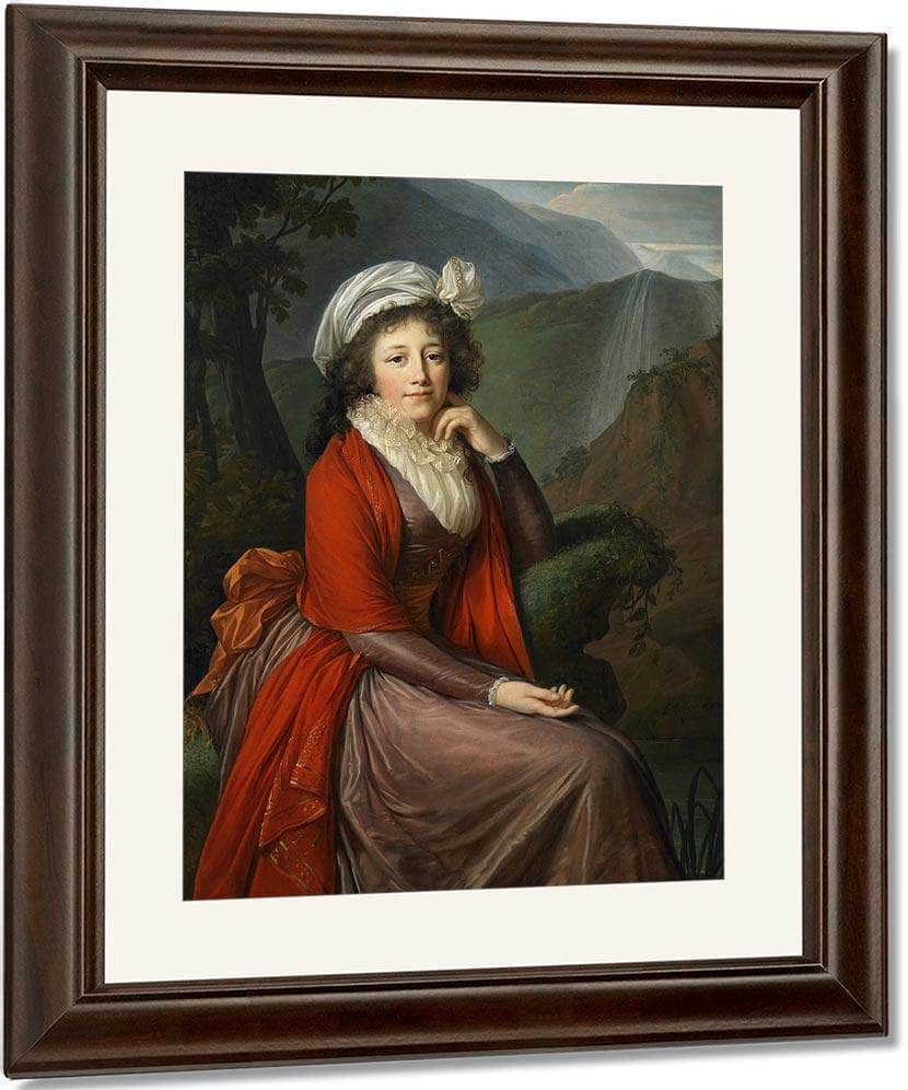 Portrait Of Countess Maria Theresia Bucquoi Nee Parr 1793 By Elisabeth Vigee Le Brun Fine Art Print